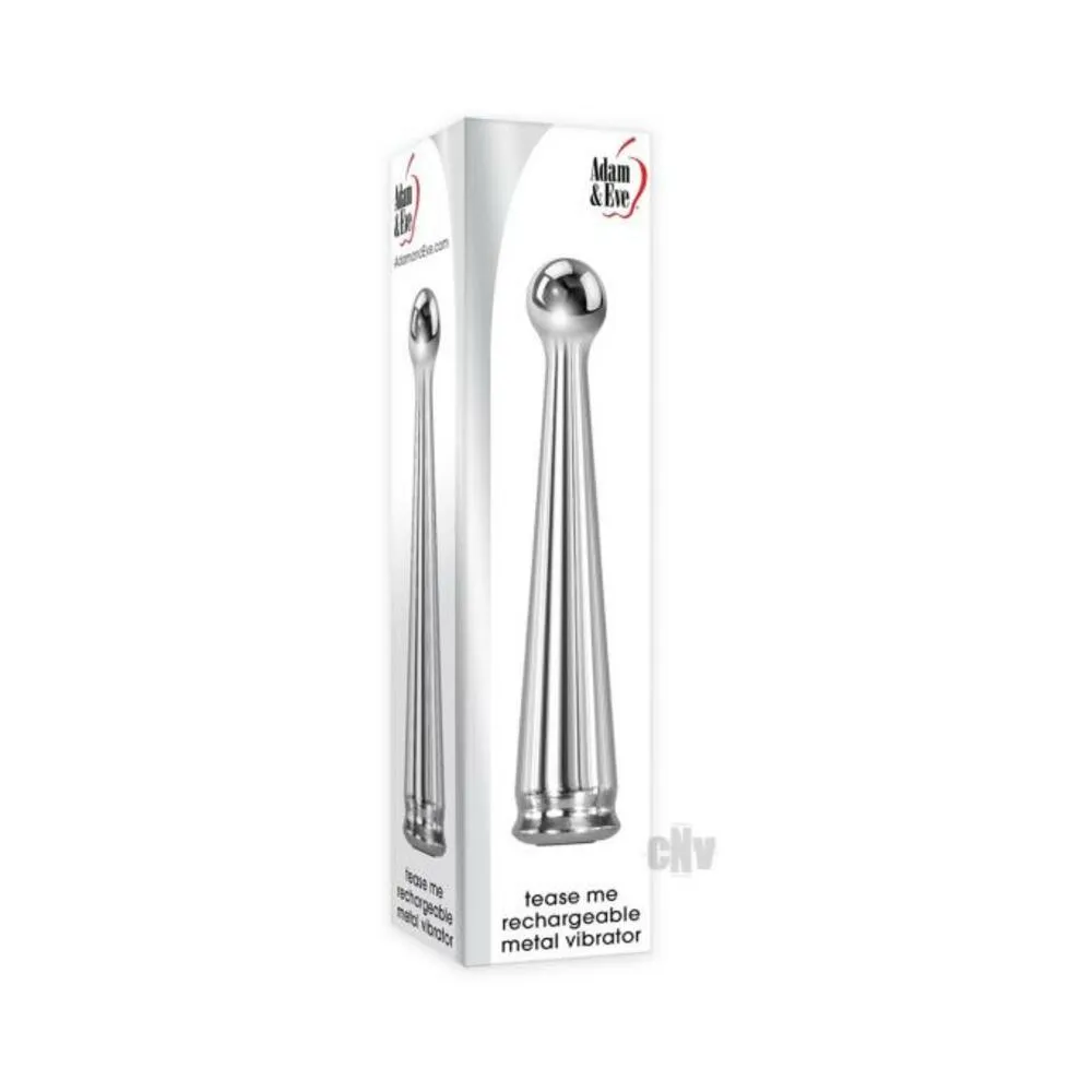 A&e Tease Me Rechargeable Metal Vibrator