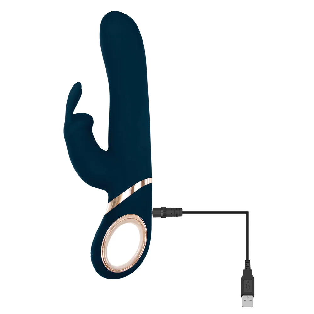 Adam & Eve Eve's Twirling Rabbit Vibrator - Blue