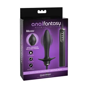 Anal Fantasy Elite Collection Auto-Throb Inflatable Vibrating Plug Black