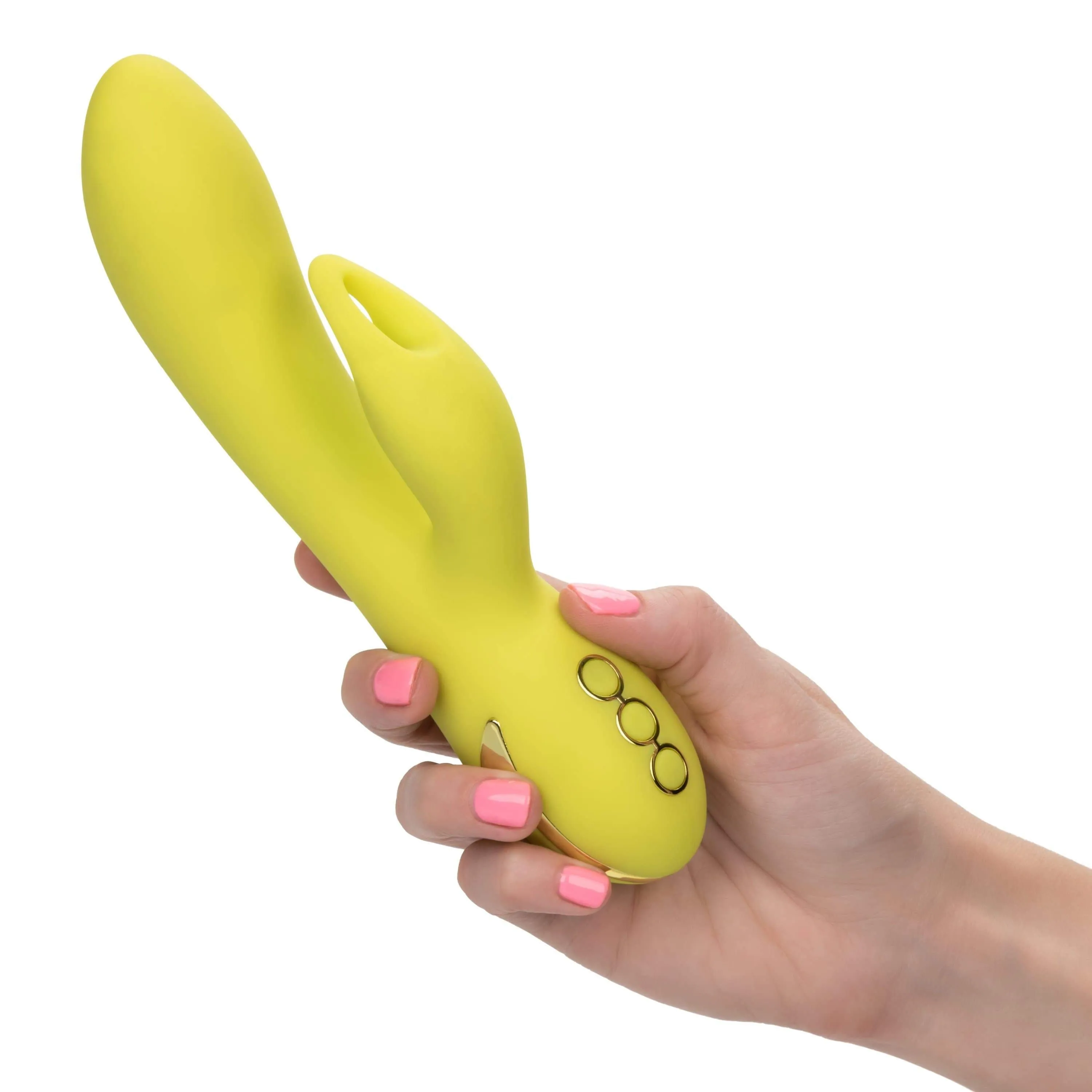 California Exotics - California Dreaming Venice Vixen Rabbit Vibrator (Yellow)