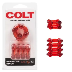 California Exotics - COLT Enhancer Cock Rings (Red)