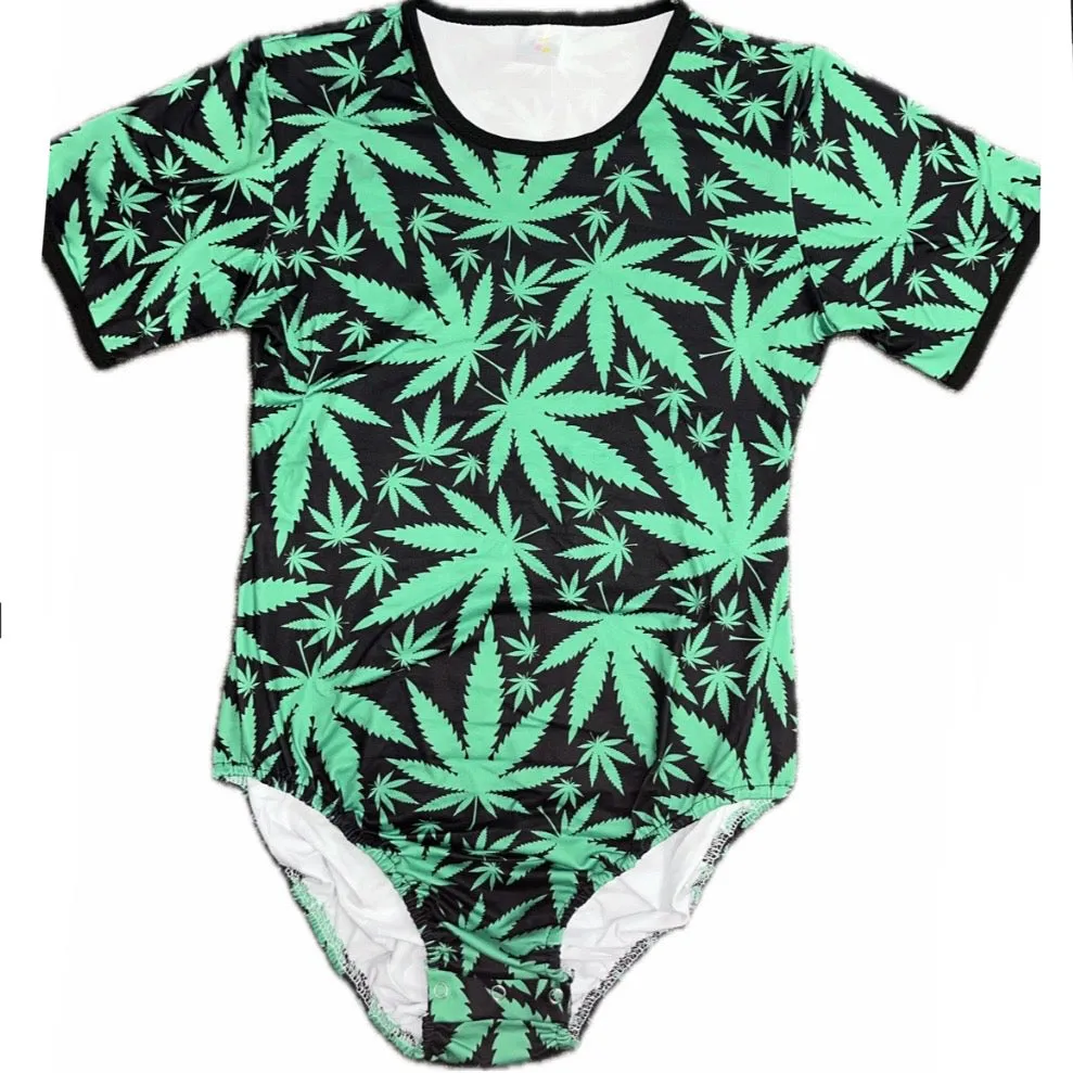 Cannabis Leaves Bodysuit