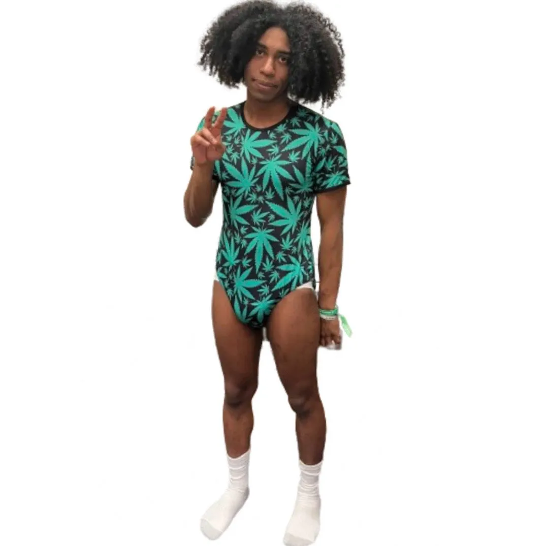 Cannabis Leaves Bodysuit