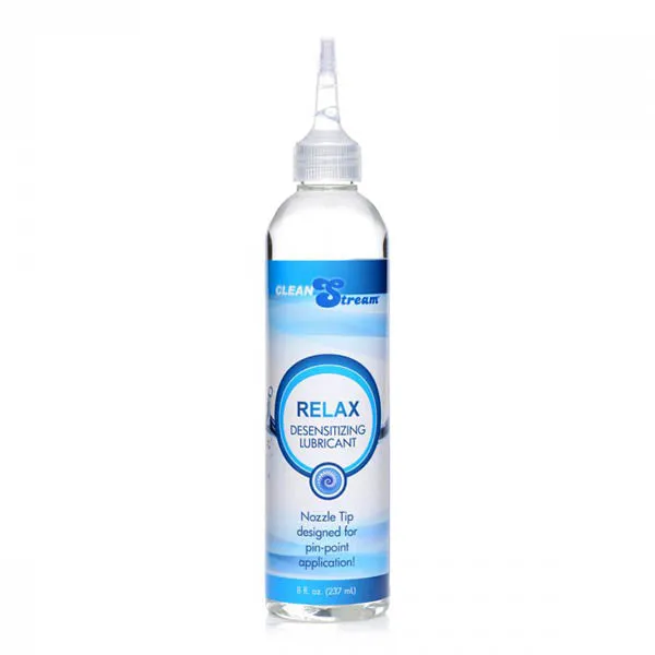 CleanStream Relax Desensitising Lubricant Nozzle Tip 237ml Anal Sex Lube