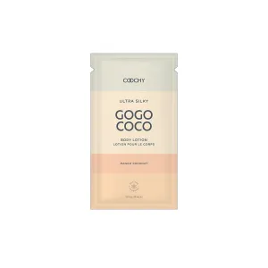 Coochy Ultra Silky Body Lotion Mango Coconut .35 fl. oz./10 ml Foil 24-Piece Bulk Bag