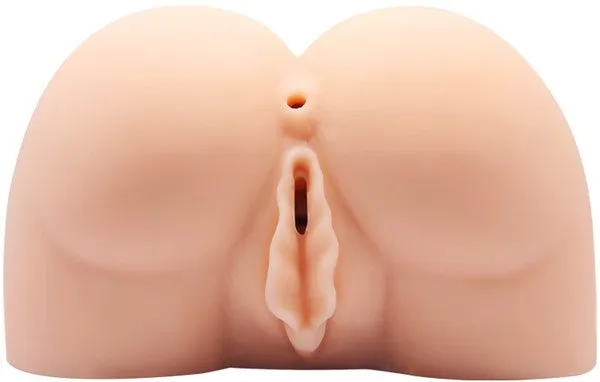 Doggy Vagina And Anal Stimulator (Flesh)