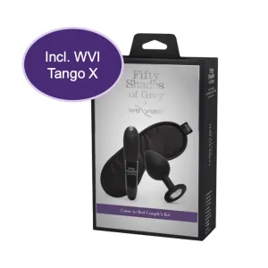 Fifty Shades of Grey X We-Vibe Tango X - Come to Bed Couple's Kit