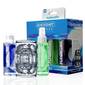 Fleshlight Quickshot Vantage Combo Pack Male Masturbator Kit