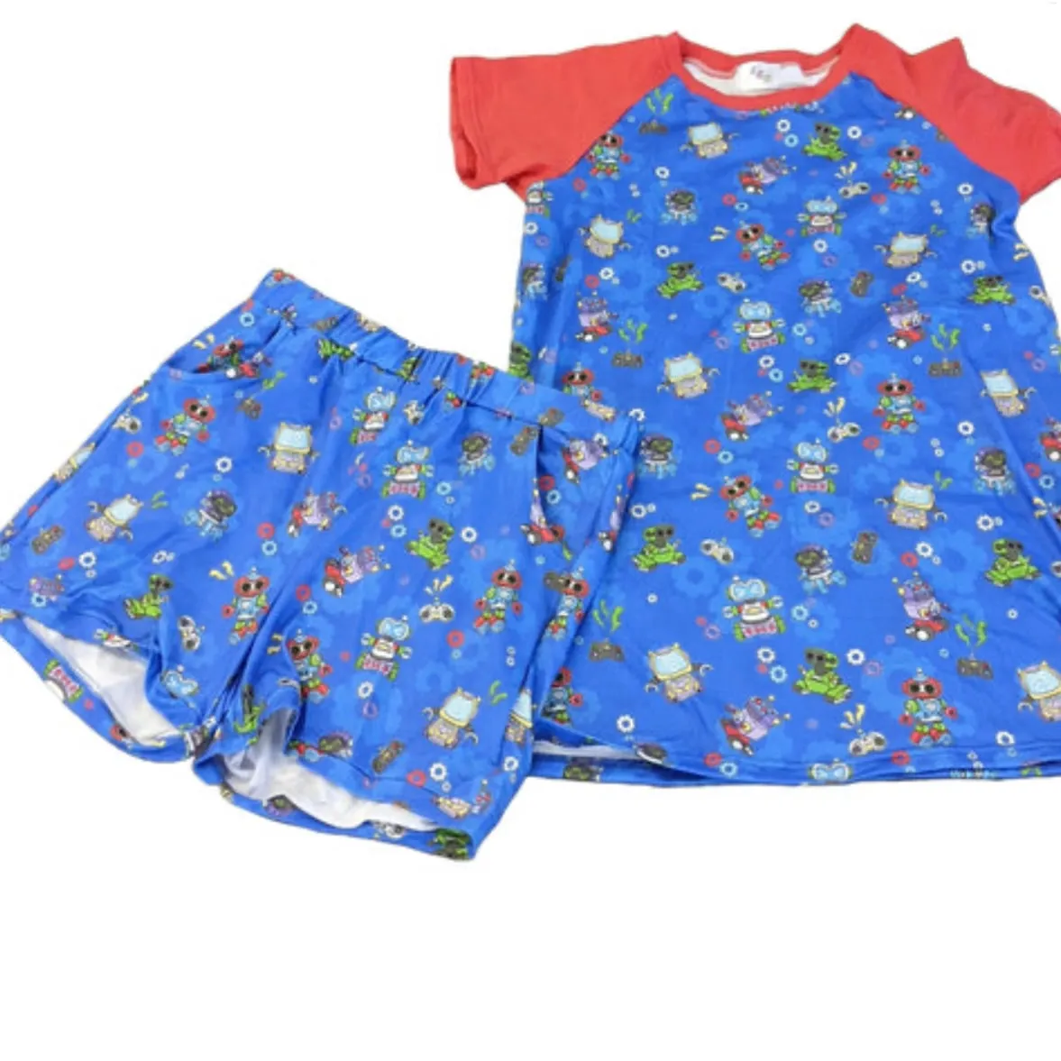 Gear Head Robots Pajama Shirt