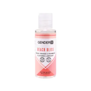 Gender X Beach Bliss Peach. Orange & Cranberry Flavored Water-Based Lubricant 2 oz.