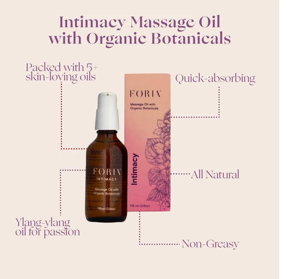 Intimacy Massage Oil with Organic Botanicals