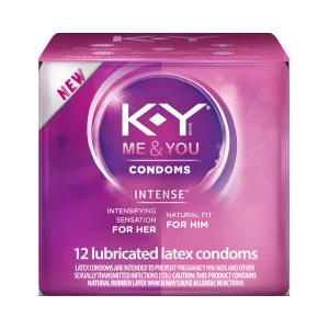 K-y Intense Condom 12ct