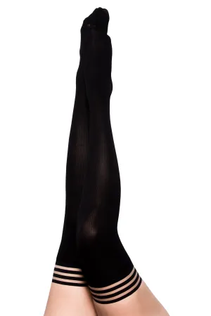 Kix'ies DanaLynn Black Ribbed - size D