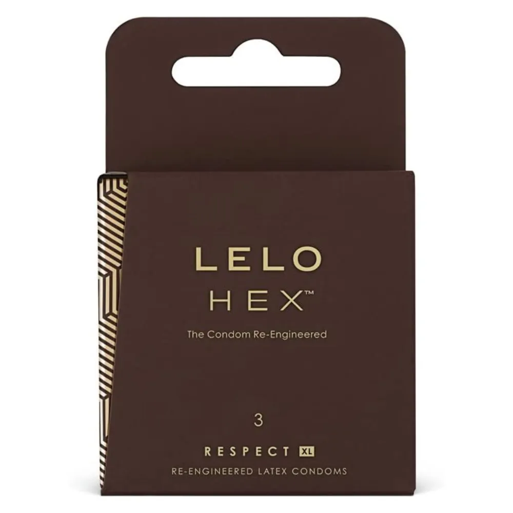 Lelo HEX Condoms Respect 3 Pack