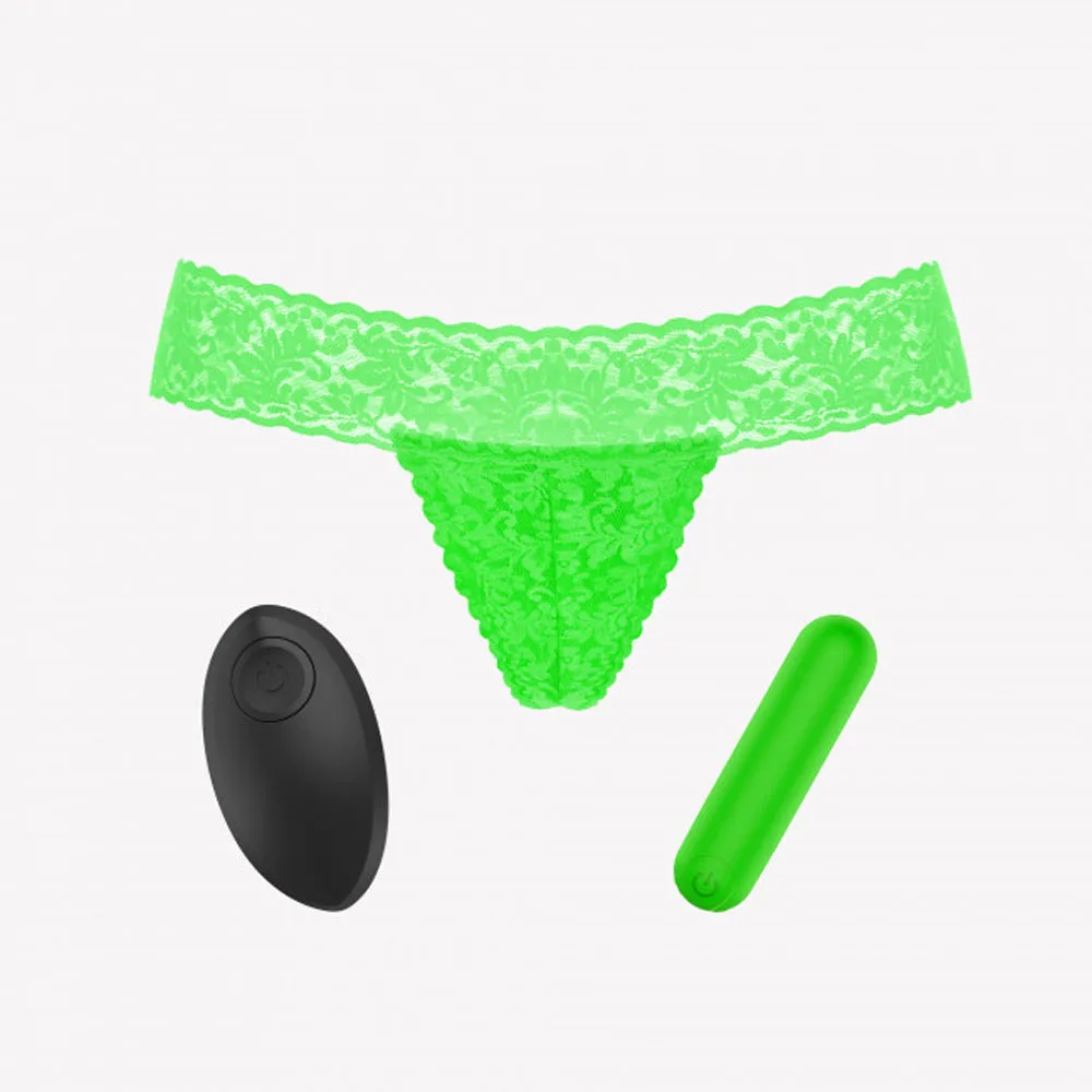 Love To Love Secret Panty 2 Neon Green (gift Bag Packaging)