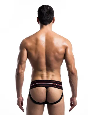 MOB FETISH JOCKSTRAP BLACK SMALL 3IN WAISTBAND