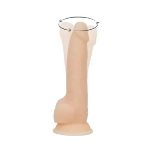 Naked Addiction Rotating & Vibrating Dong 8 Vanilla