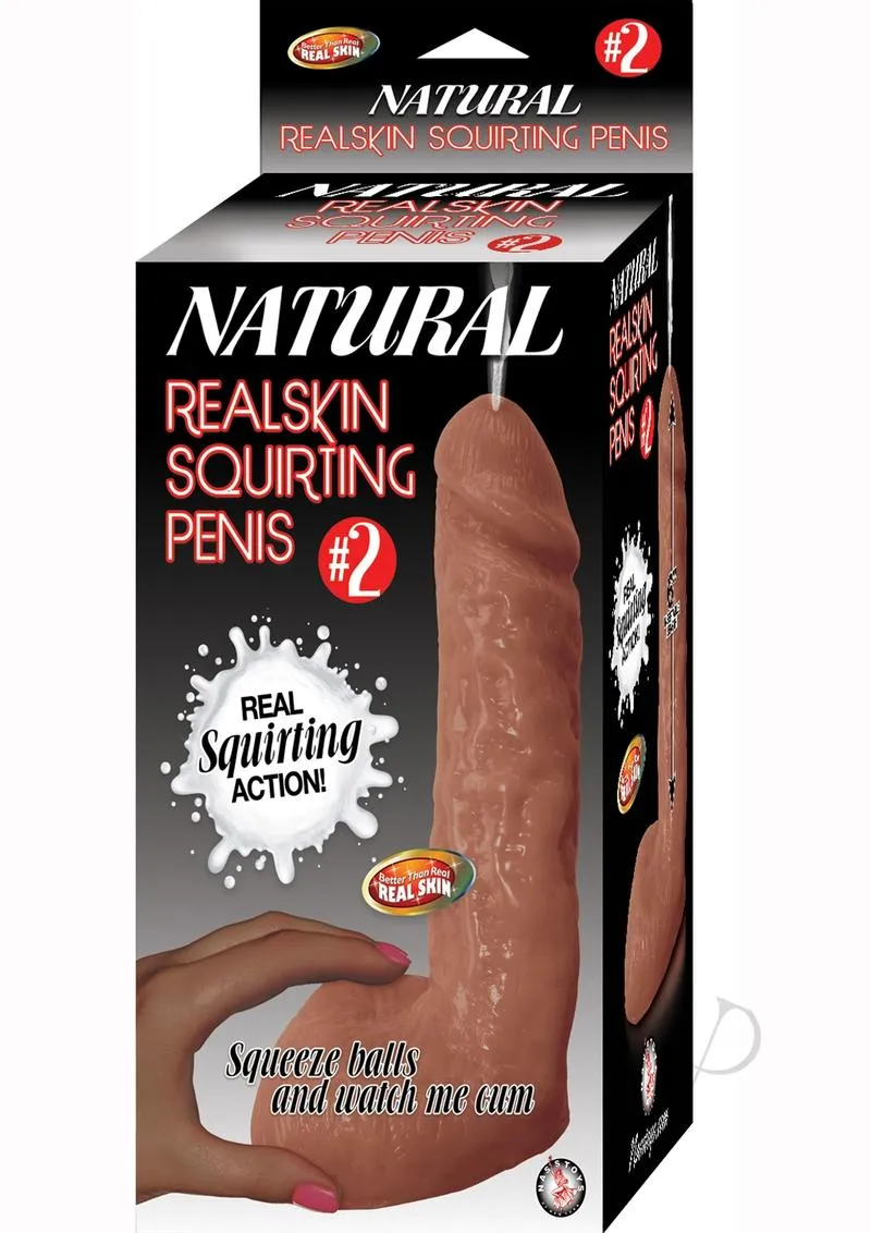 Natural Realskin Squirting Penis #2 Brn