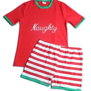 Naughty or Nice Pajama Shorts