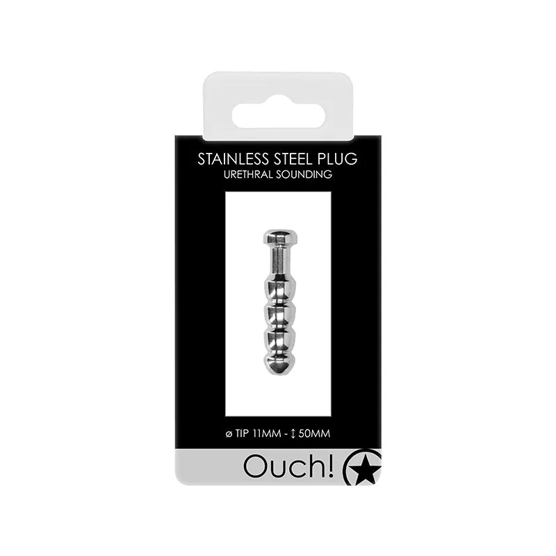 Ouch! Urethral Sounding Stainless Steel Plug 11 mm