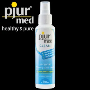 Pjur Med Clean Spray 100ml Skin Body & Sex Toy Cleaner Natural Antibacterial