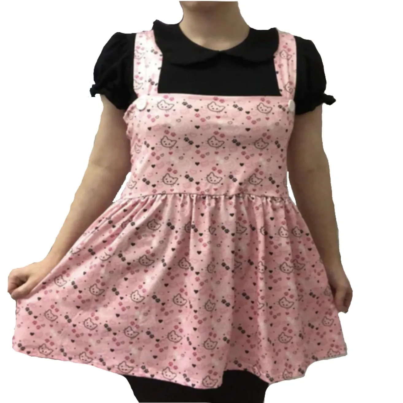 Pretty Kitty Suspender Skirt Dress