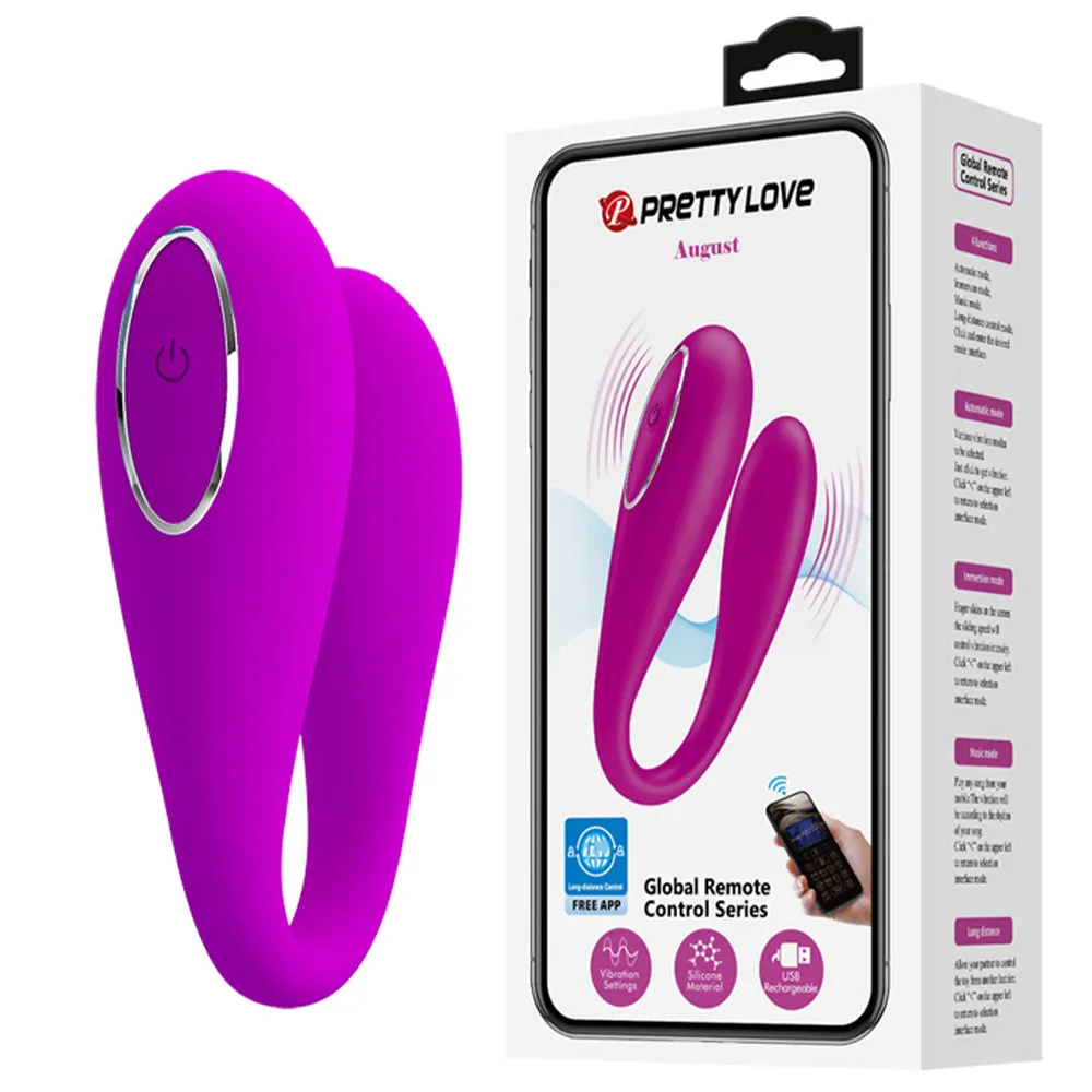 Pretty Love August App Control Couples Vibrator Rechargeable