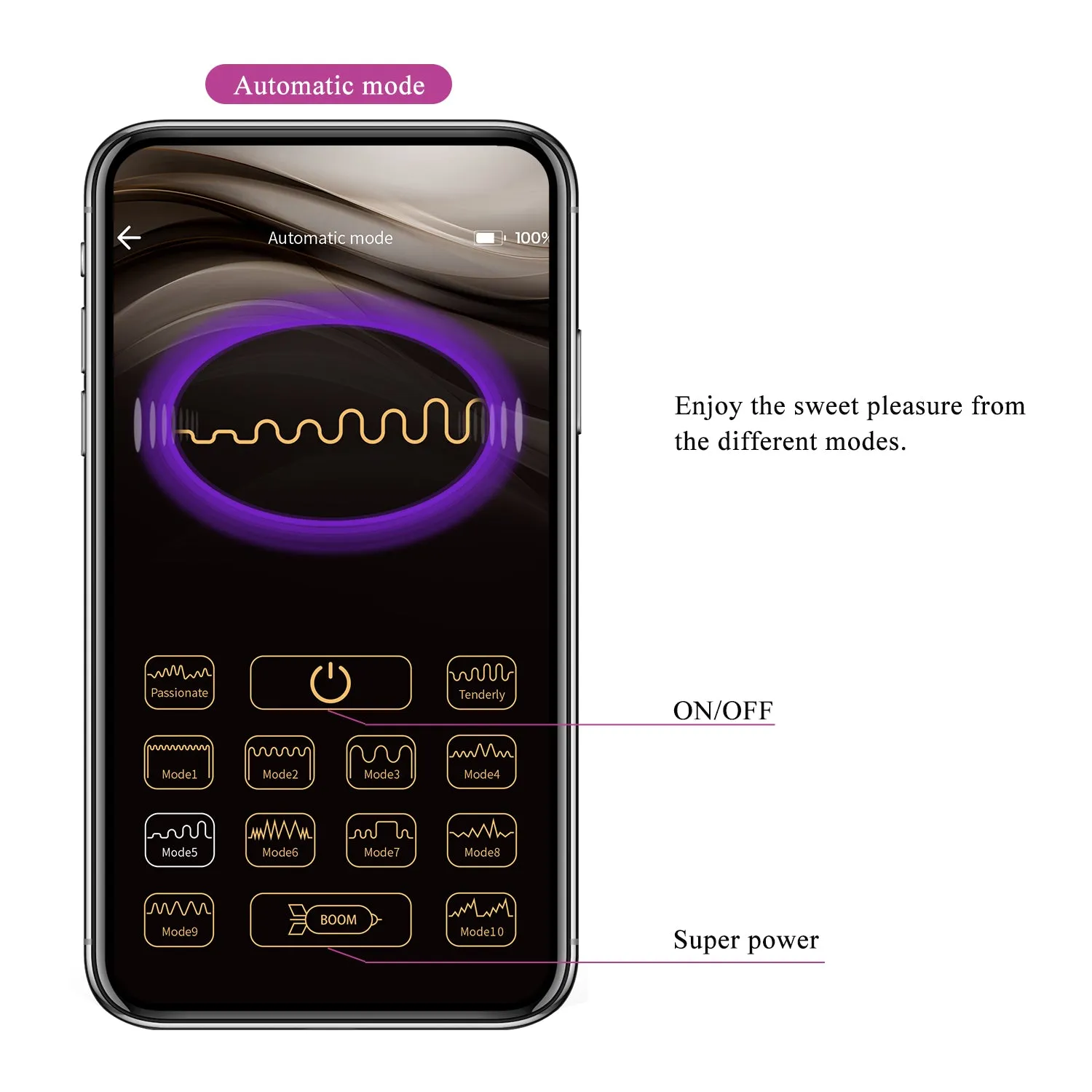 Pretty Love August App Control Couples Vibrator Rechargeable
