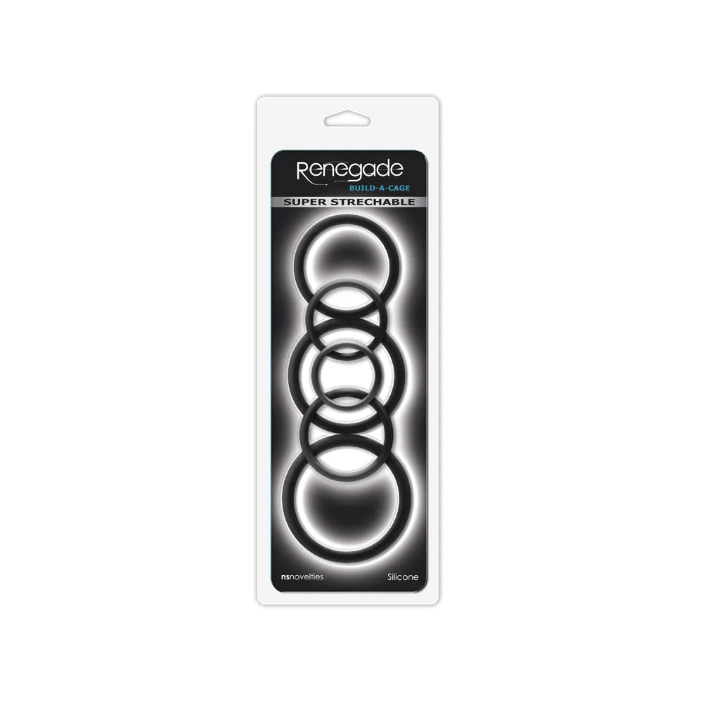 Renegade Build-A-Cage Rings - Black