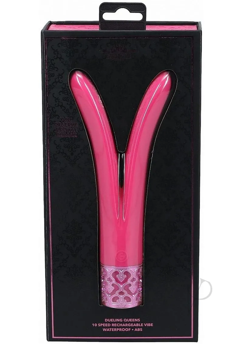 Royal Gems Dueling Queens Vibrator Pink