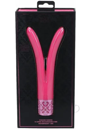 Royal Gems Dueling Queens Vibrator Pink