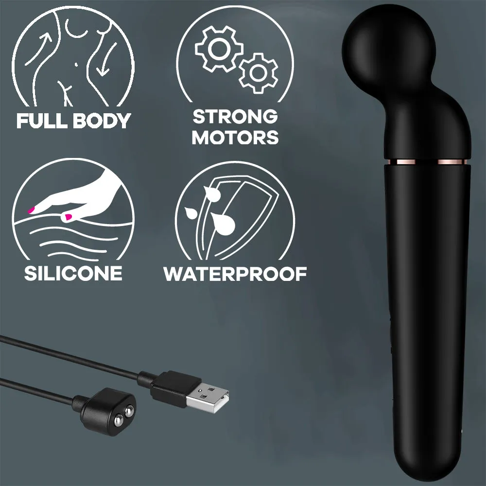 Satisfyer Planet Wand Clitoral Stimulator Body Massager Female Black Sex Toy