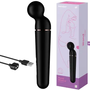 Satisfyer Planet Wand Clitoral Stimulator Body Massager Female Black Sex Toy