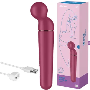 Satisfyer Planet Wand Clitoral Stimulator Body Massager Female Red Sex Toy