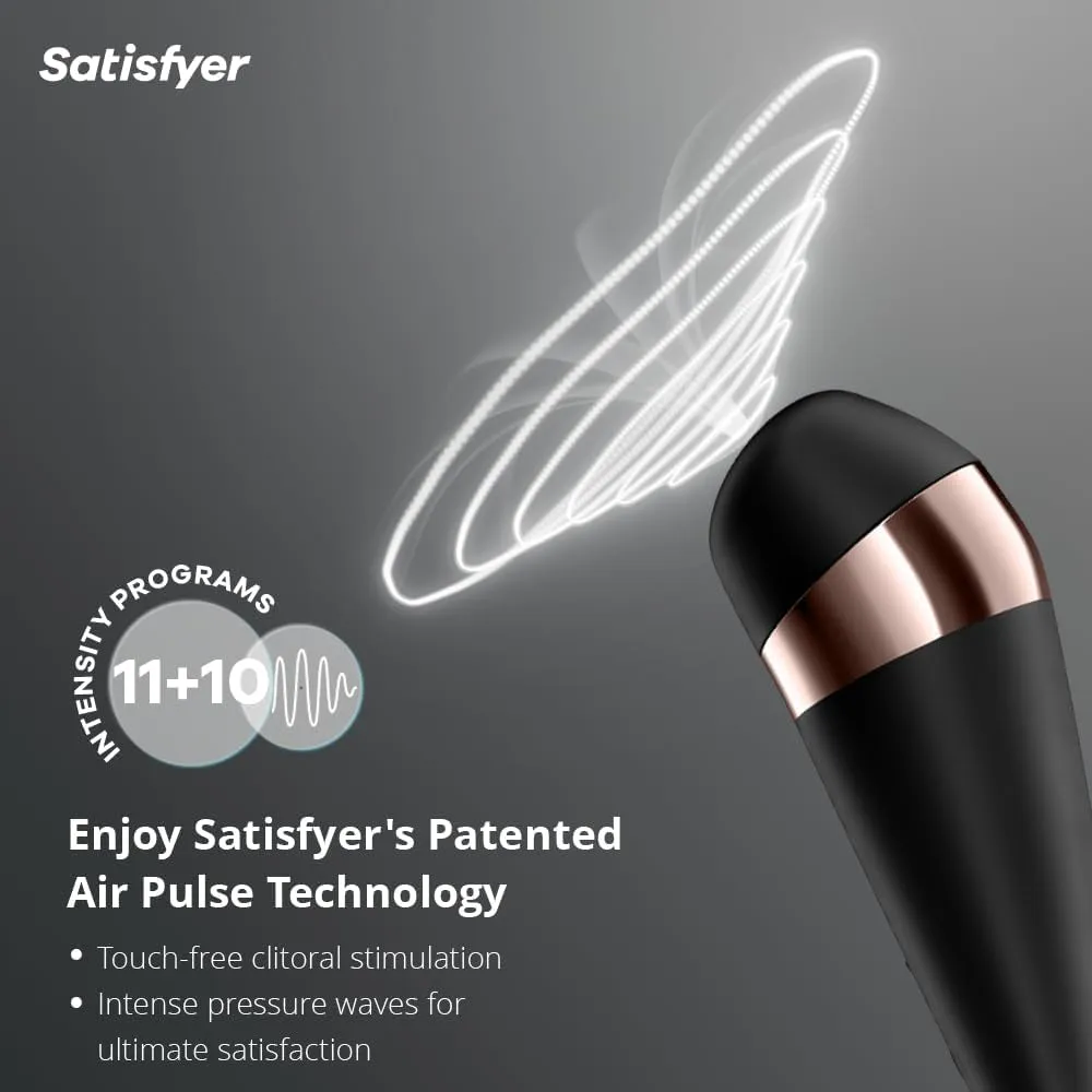 Satisfyer Pro 3  Plus Vibration Air Pulse Clitoral Stimulator 2-in-1  Vibrator