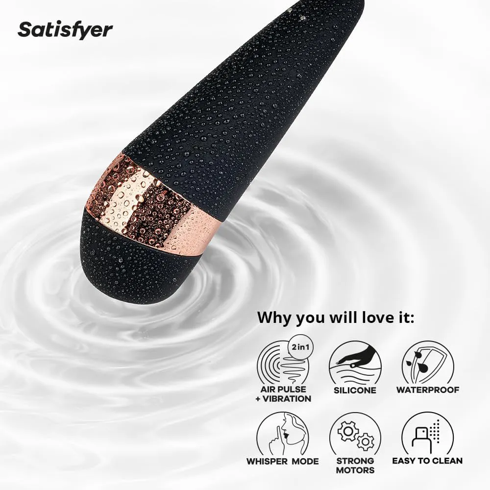 Satisfyer Pro 3  Plus Vibration Air Pulse Clitoral Stimulator 2-in-1  Vibrator