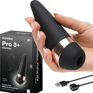 Satisfyer Pro 3  Plus Vibration Air Pulse Clitoral Stimulator 2-in-1  Vibrator