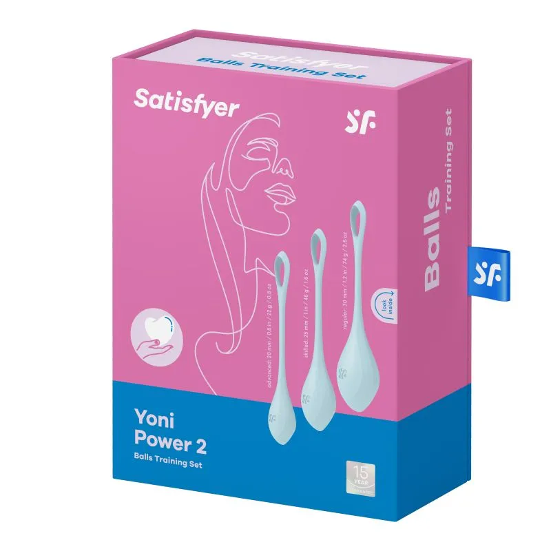 Satisfyer Yoni Weighted Power Kegel Balls Ben Wa Pelvic Floor Exerciser Sex Toy