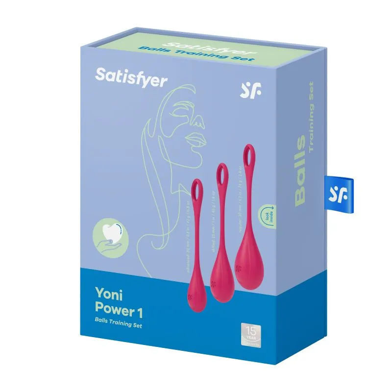 Satisfyer Yoni Weighted Power Kegel Balls Ben Wa Pelvic Floor Exerciser Sex Toy