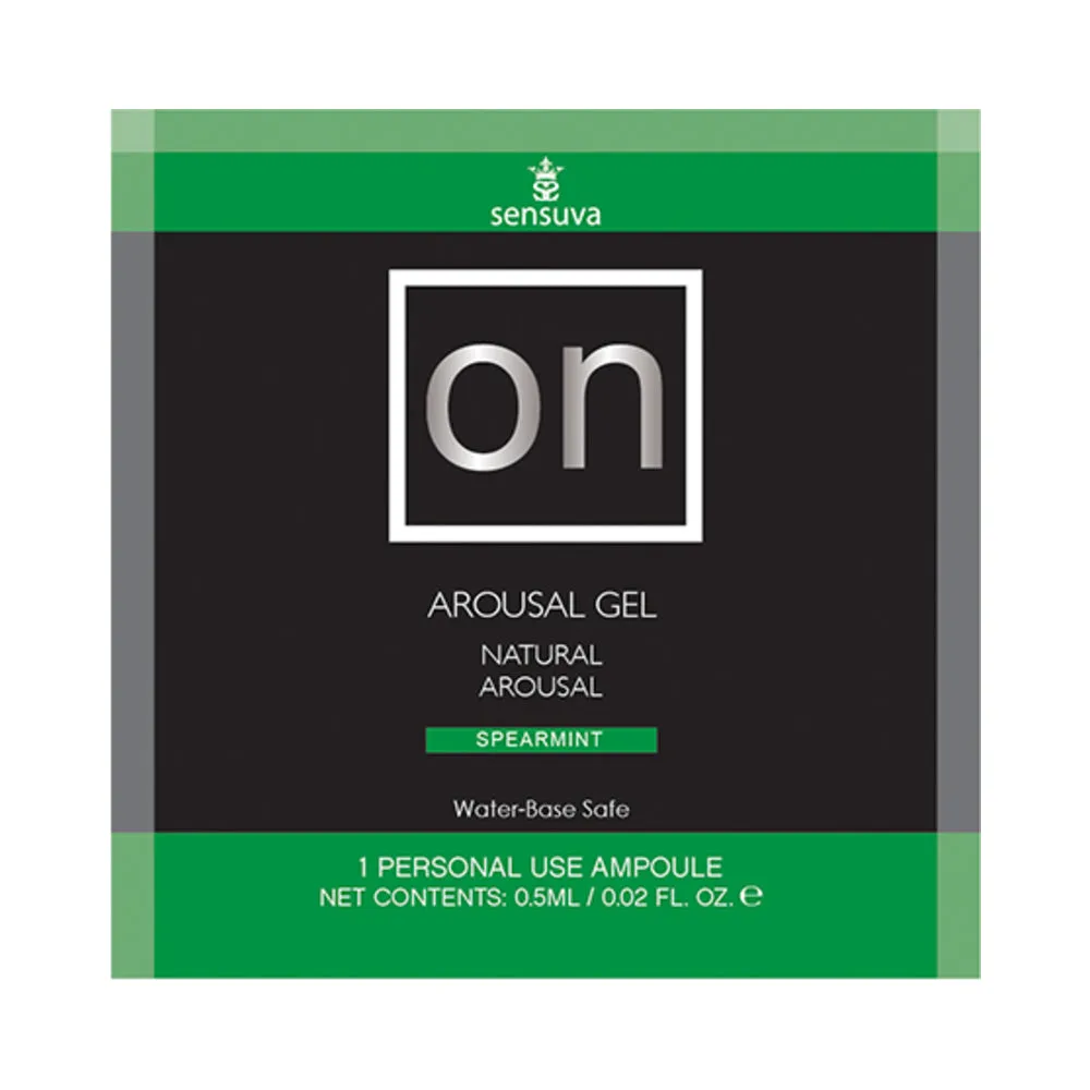 Sensuva On Arousal Gel Spearmint 6 Ml Single-use Packet